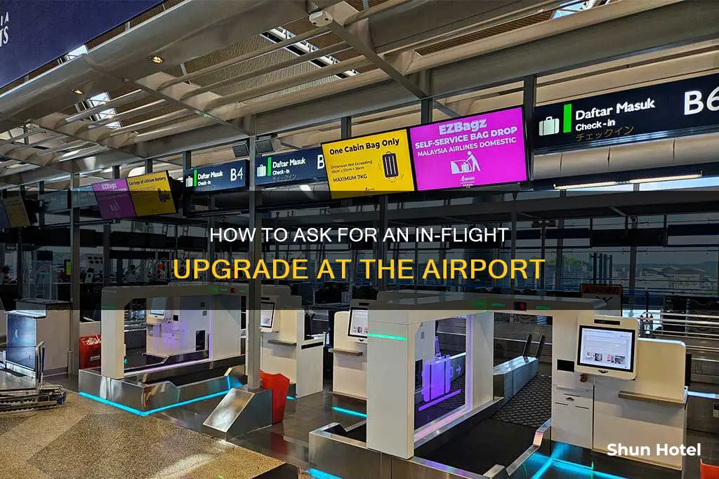 can you ask for an upgrade at the airport