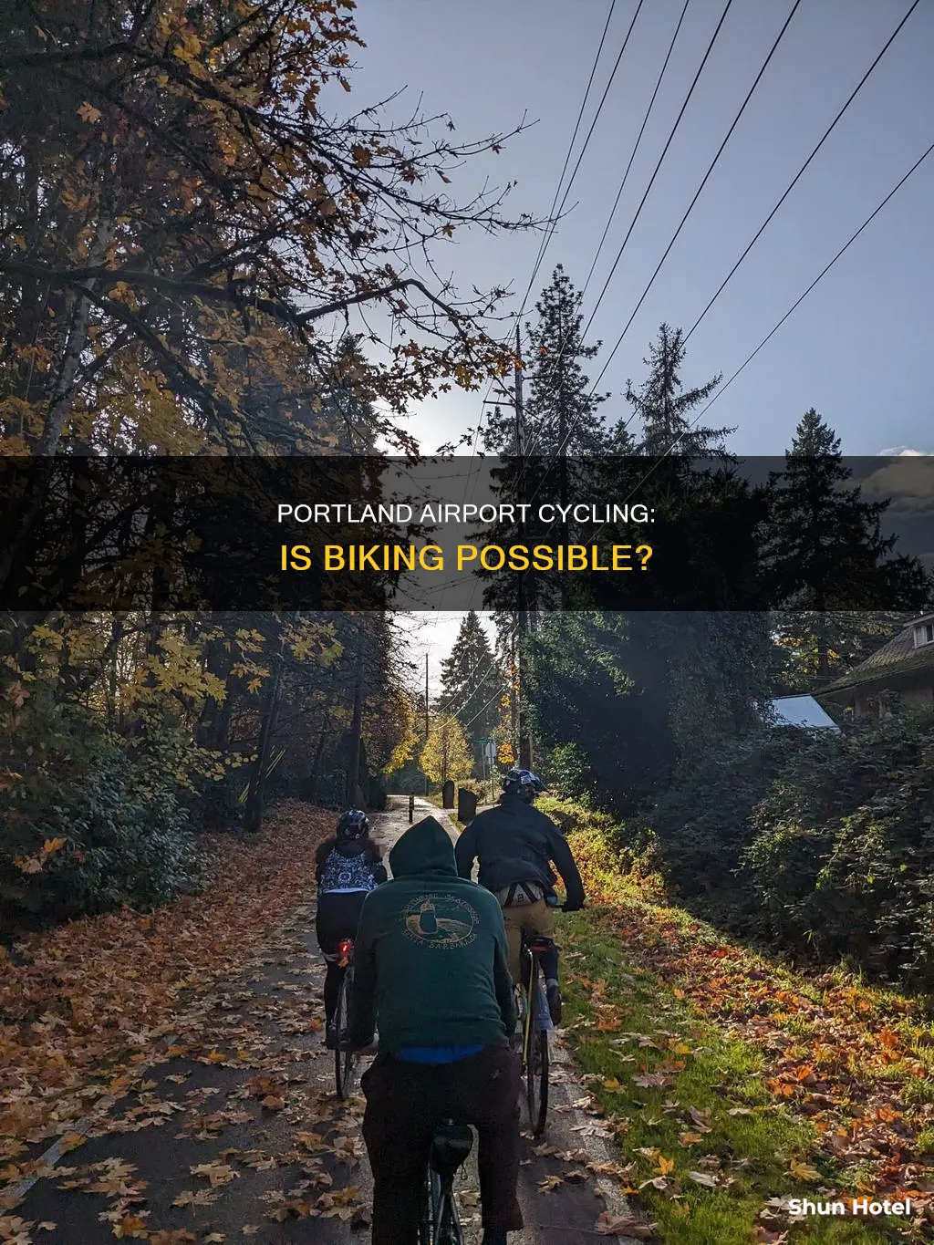 can you bike from the airport in portland
