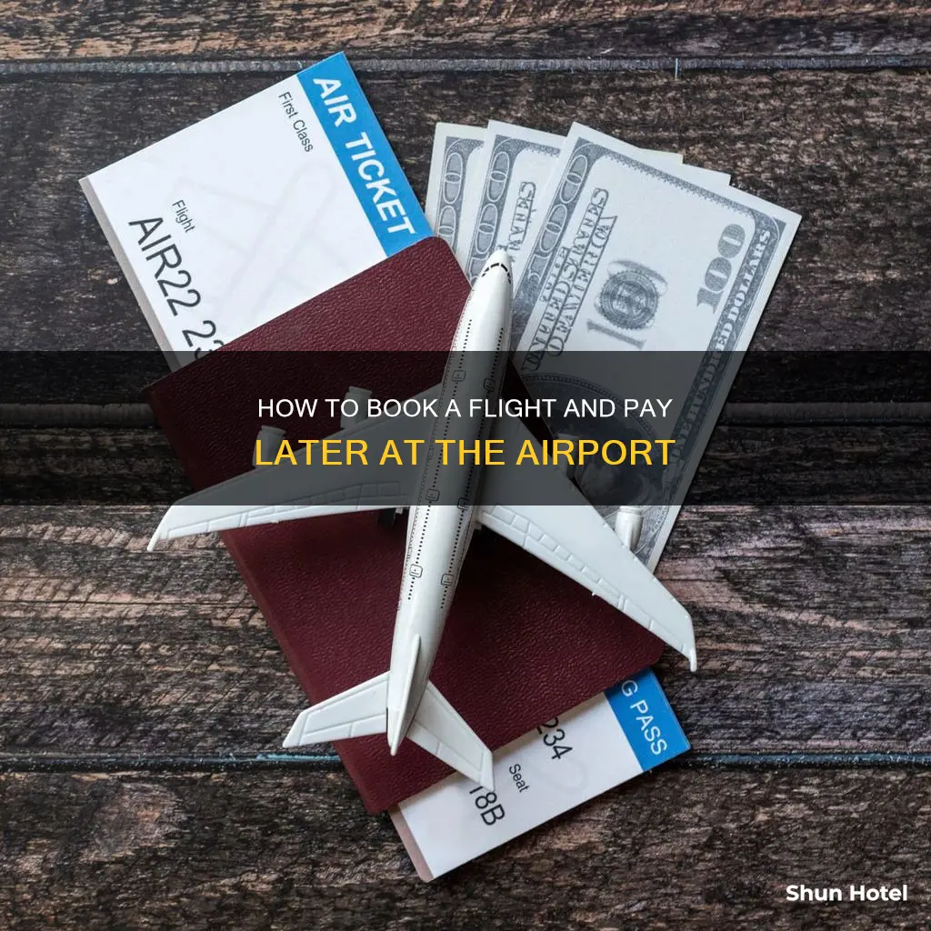 can you book a flight and pay at the airport
