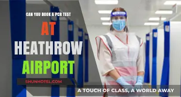 Heathrow Airport: PCR Test Booking Options
