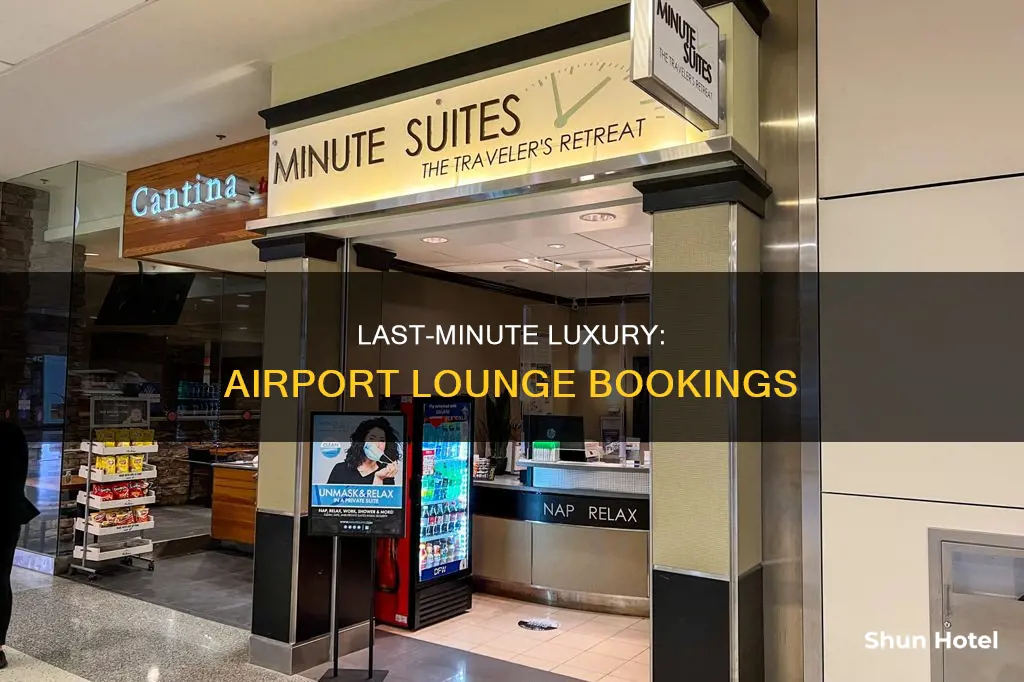 can you book airport lounge on the day