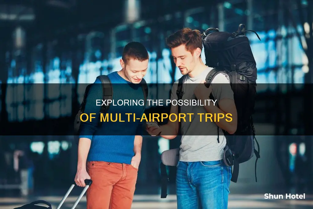 can you book arrival and departure different airports
