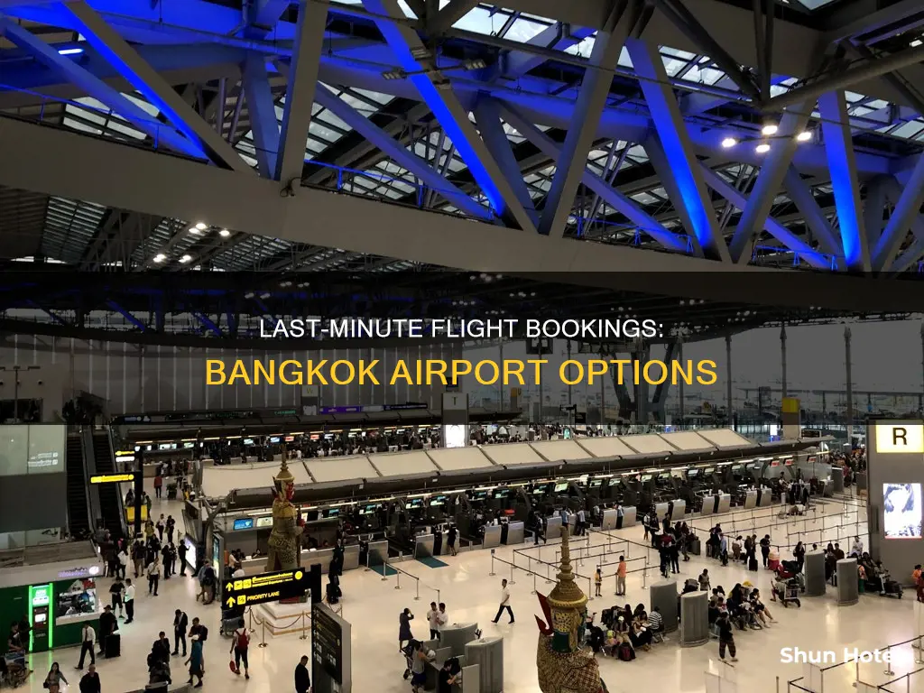 can you book flights at bangkok airport