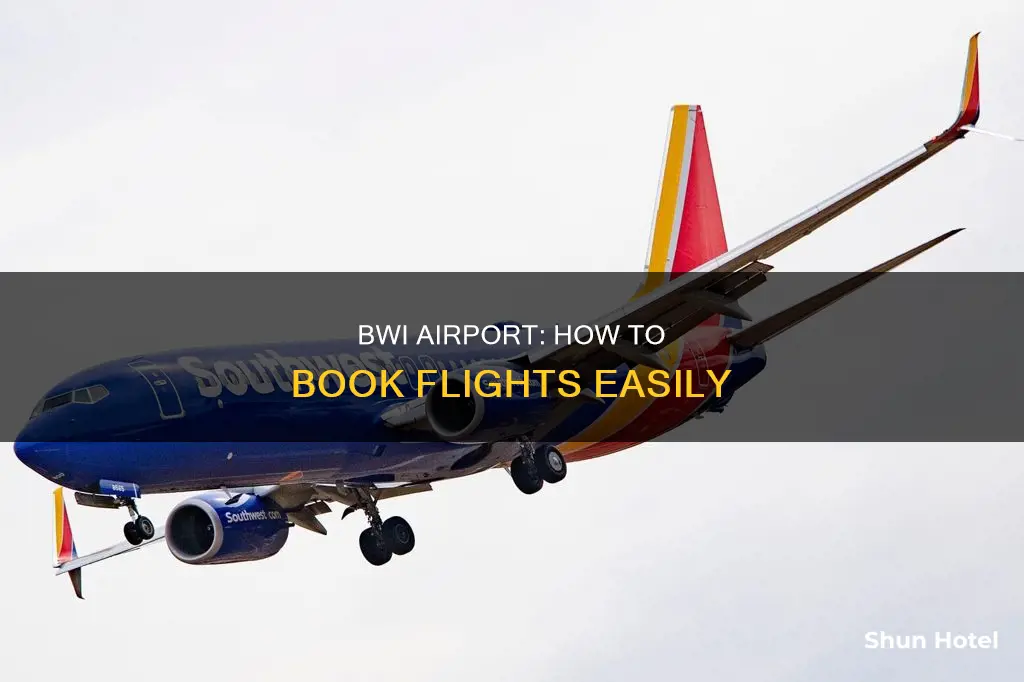 can you book flights with bwi airport