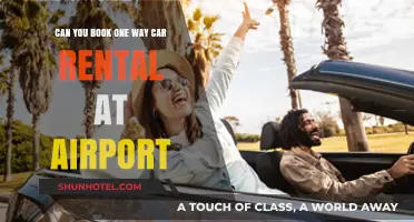Airport One-Way Car Rentals: Bookable?