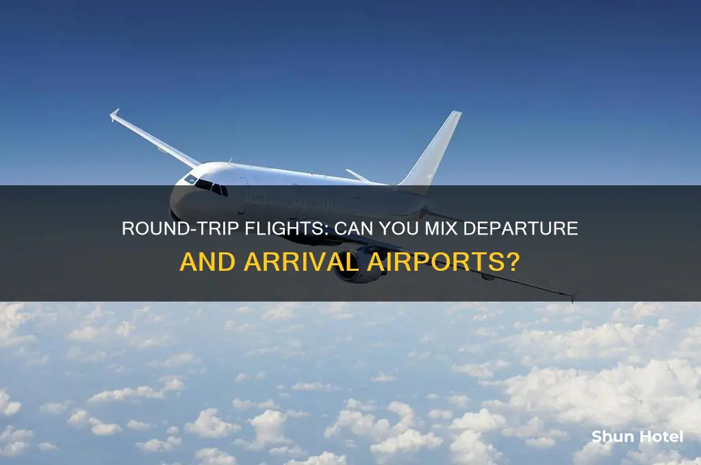 can you book round trip from different airports