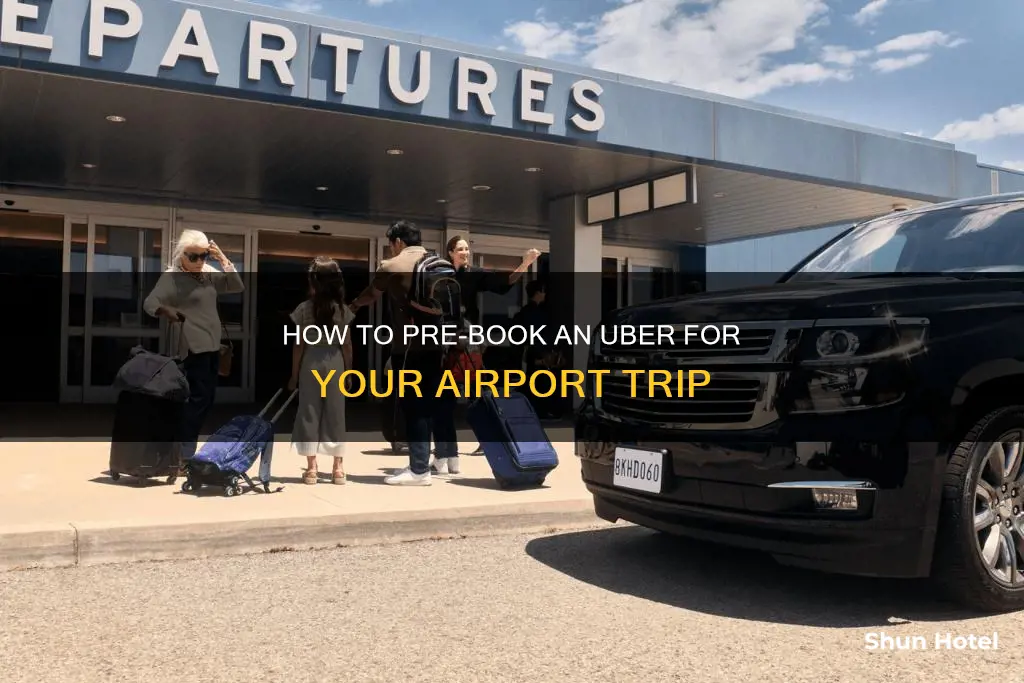 can you book uber in advance for airport