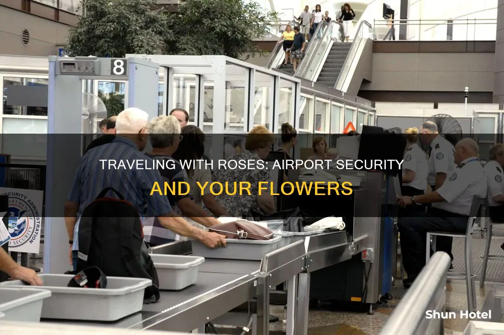 can you brig a rose into an airport
