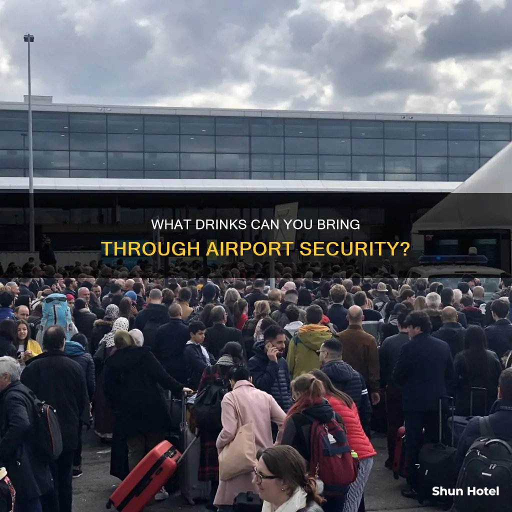 can you bring a drink into the airport