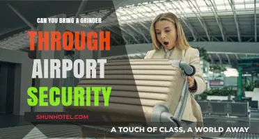 Airport Security: Can You Bring Your Grinder?