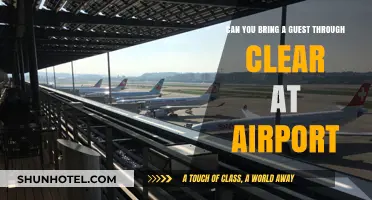 Clear Airport Lanes: Can You Bring a Guest?