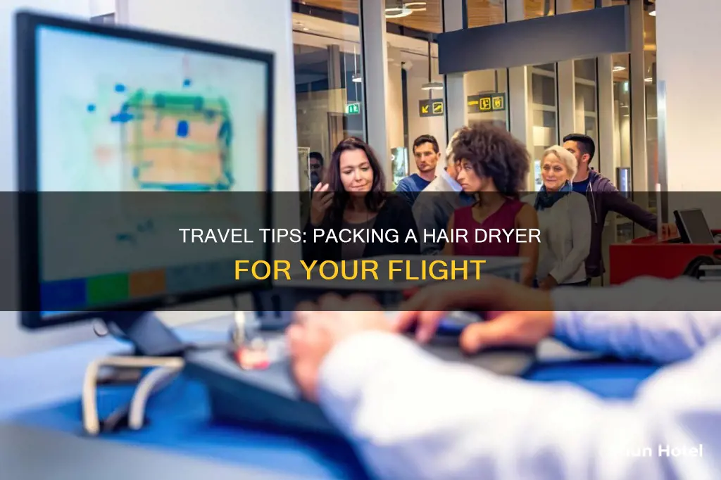 can you bring a hair dryer through airport security