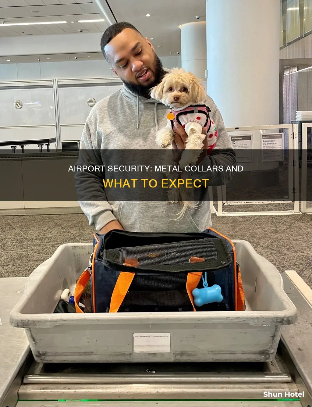 can you bring a metal collar through airport security