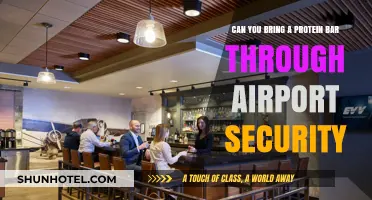 Travelers' Snack: Protein Bars and Airport Security