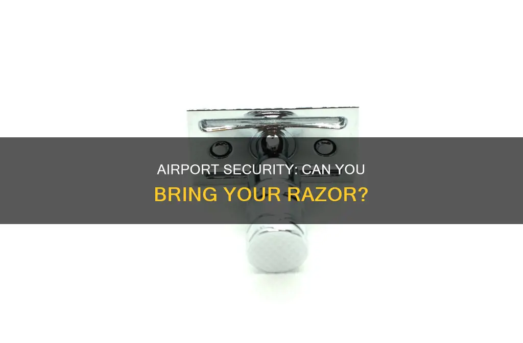 can you bring a razor through airport security