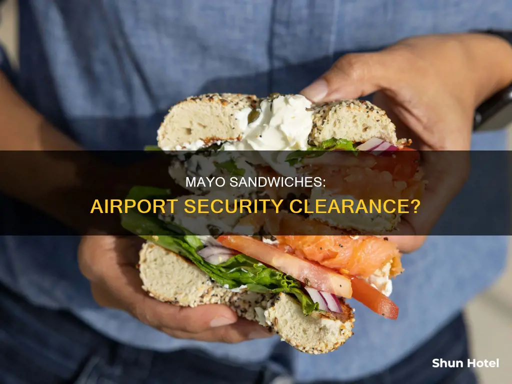 can you bring a sandwich with mayo through airport security