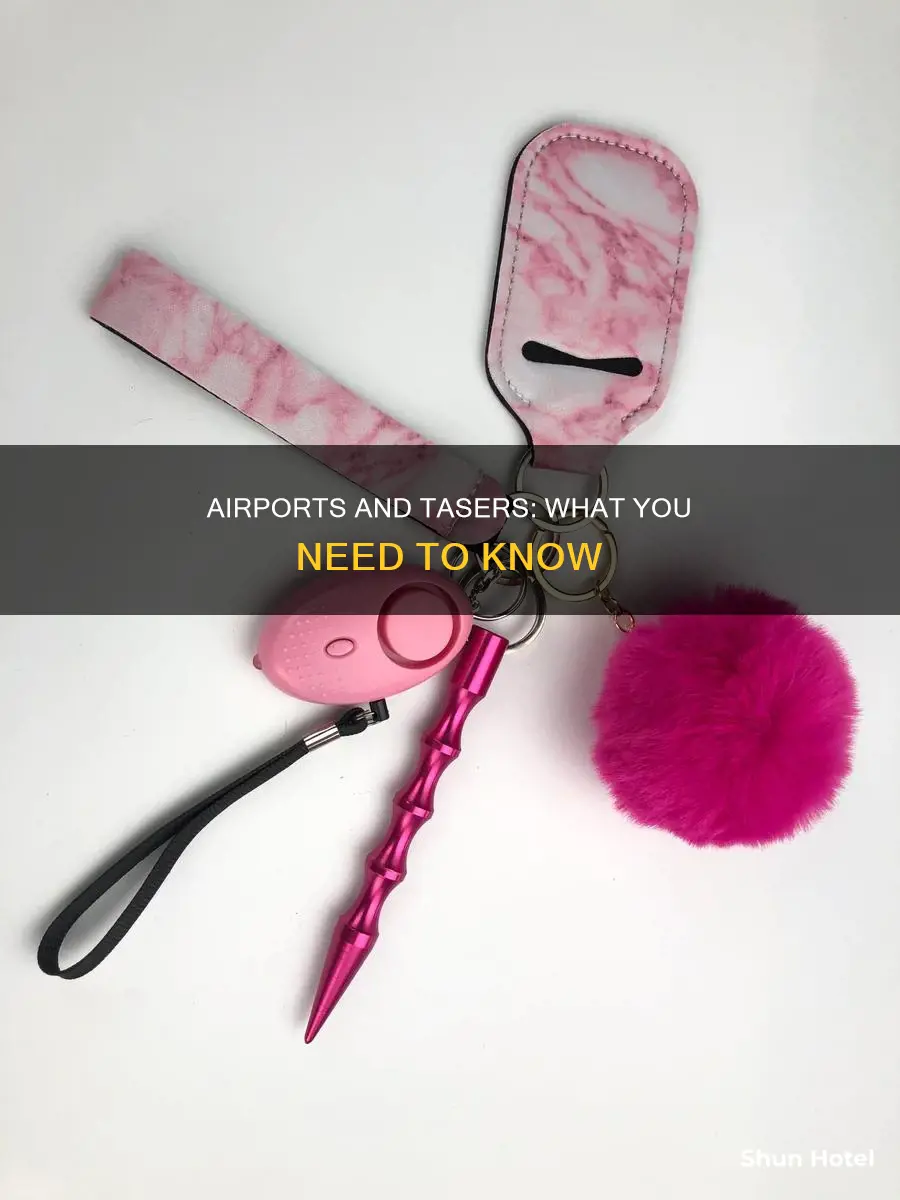 can you bring a taser into the airport
