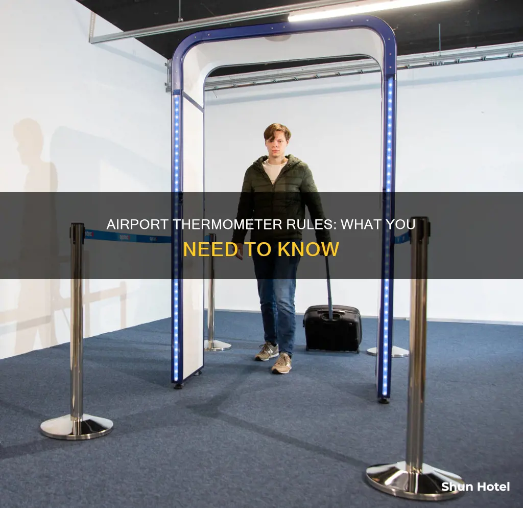 can you bring a thermometer into an airport