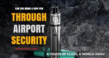 Airport Security and Vape Pens: What You Need to Know