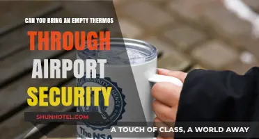 Travel Tip: Bringing Empty Thermoses Through Airport Security