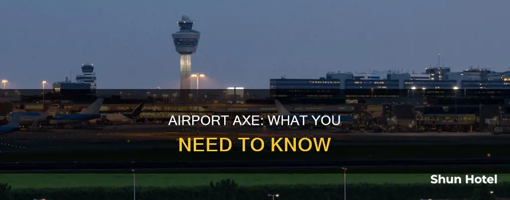 can you bring axe to the airport