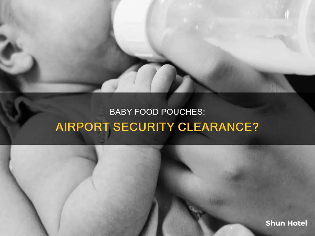 can you bring baby food pouches through airport security