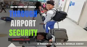 Traveling with Baby: Formula Through Airport Security