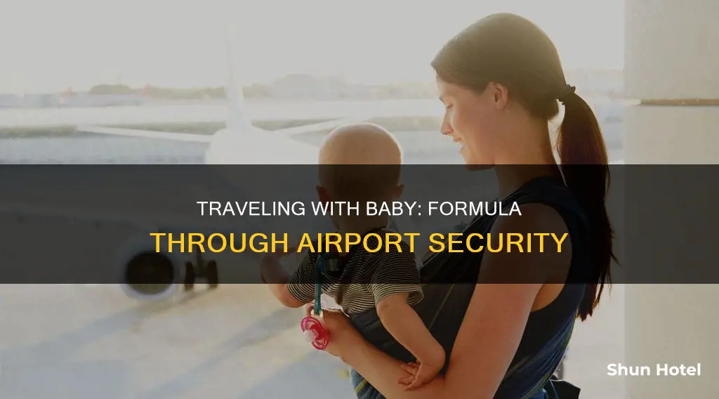 can you bring baby formula through airport security