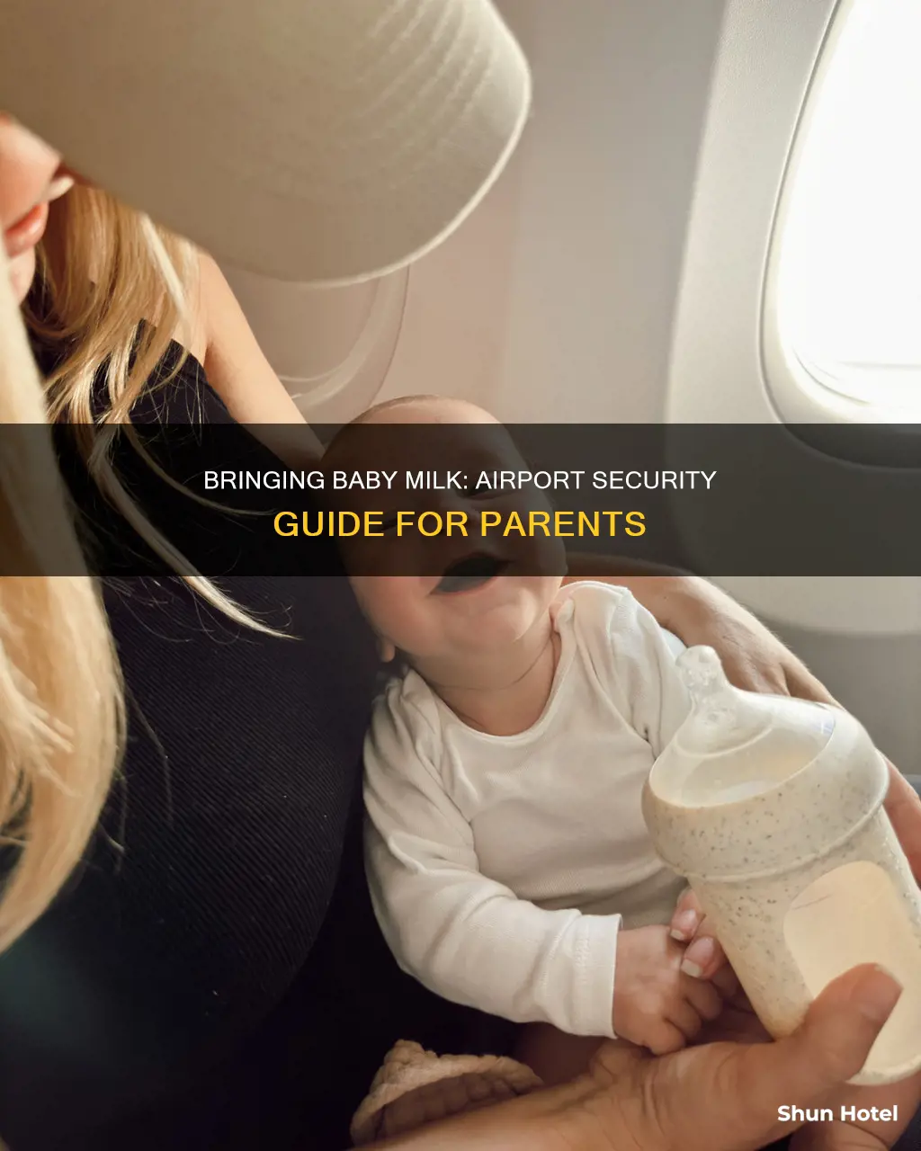 can you bring baby milk through airport security