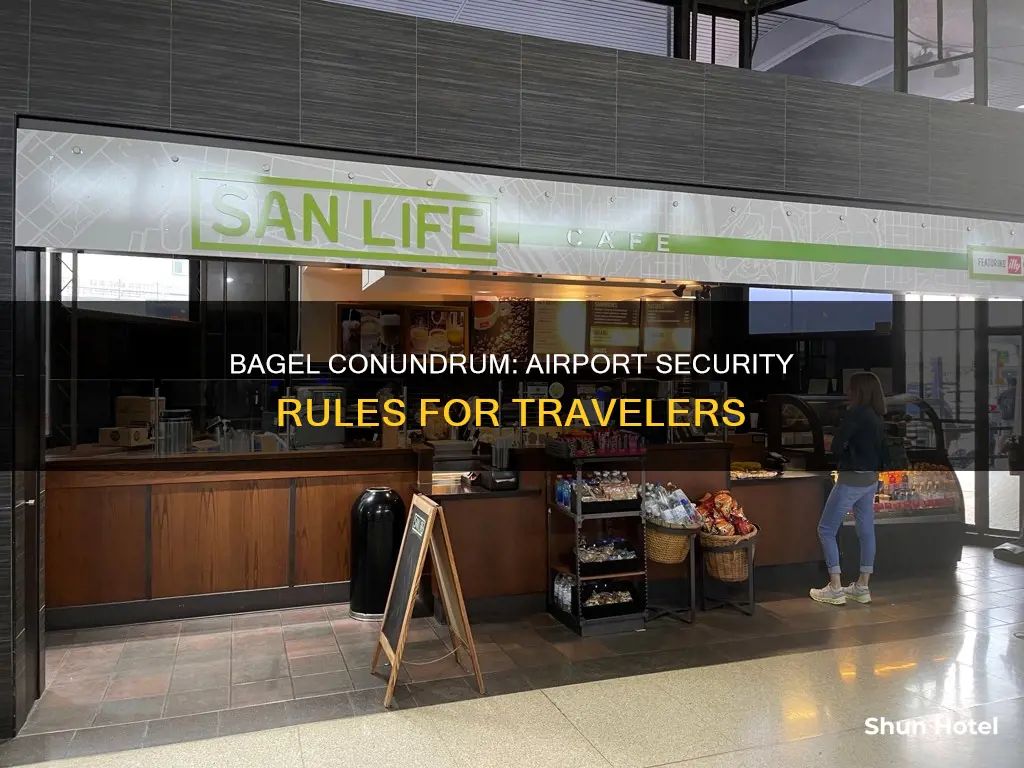 can you bring bagels through airport security