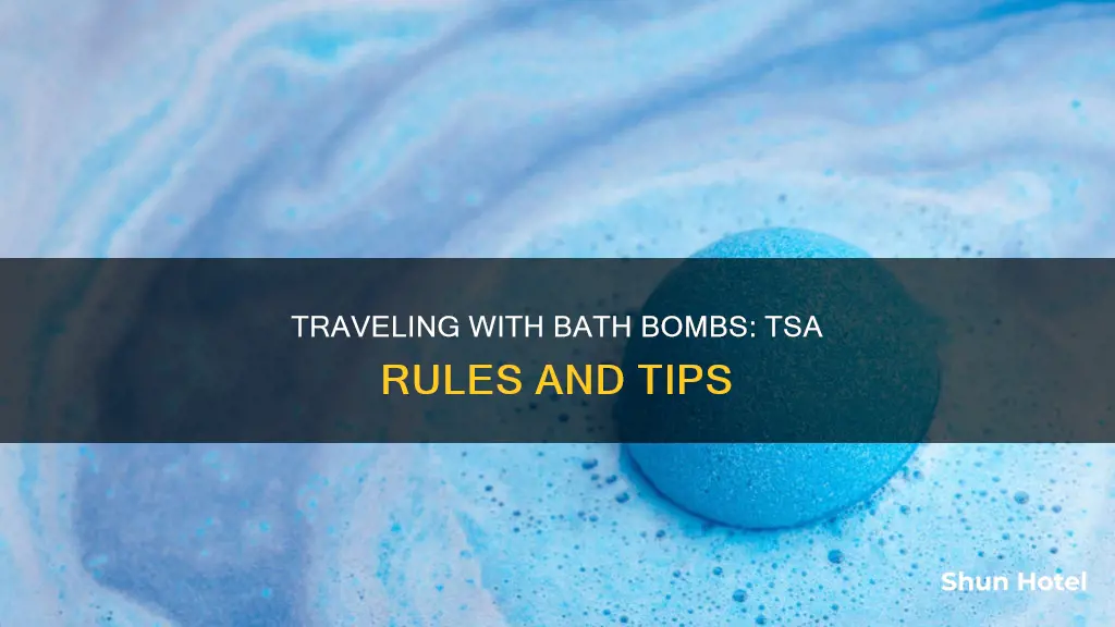 can you bring bath bombs through airport security