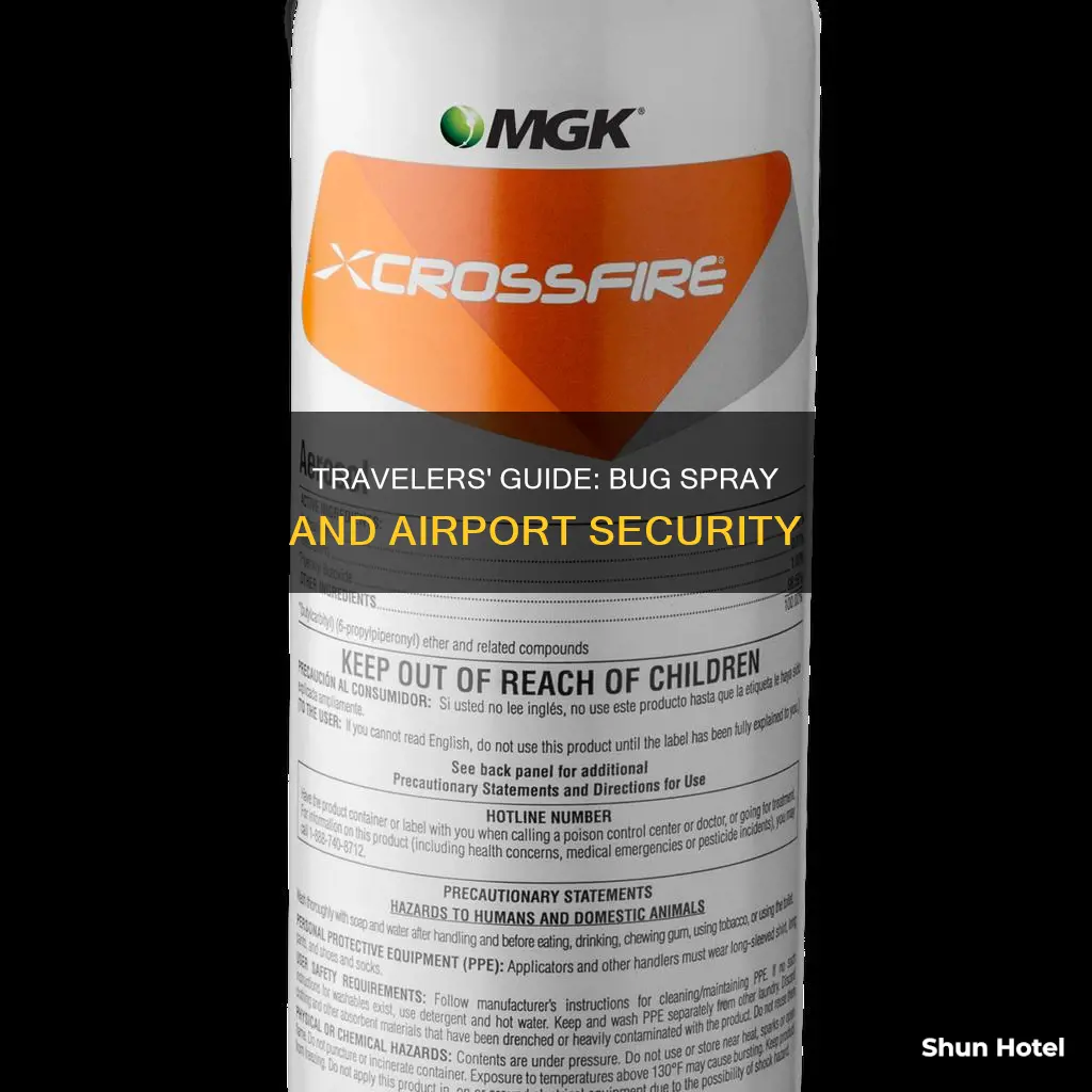 can you bring bug spray though the airport