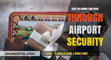 Airport Security: Canned Foods, Allowed or Not?