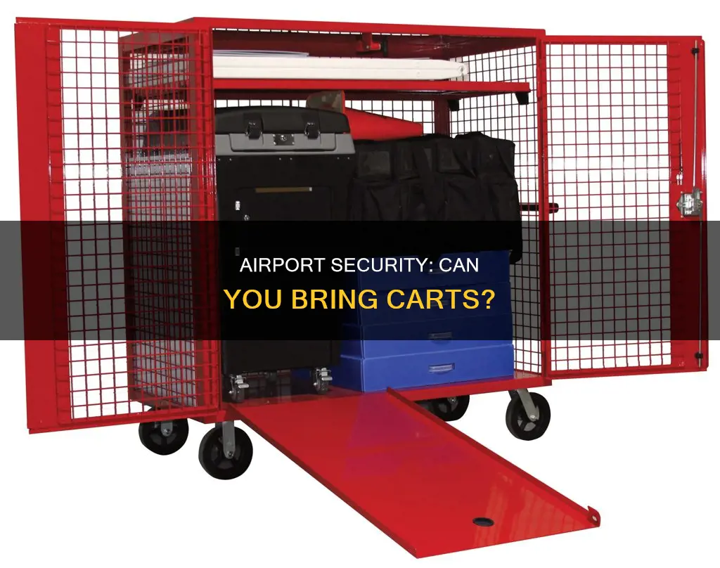 can you bring carts through airport security