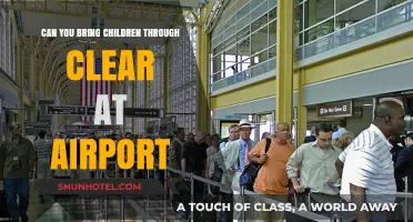 Clear Airport Security Faster with Your Children