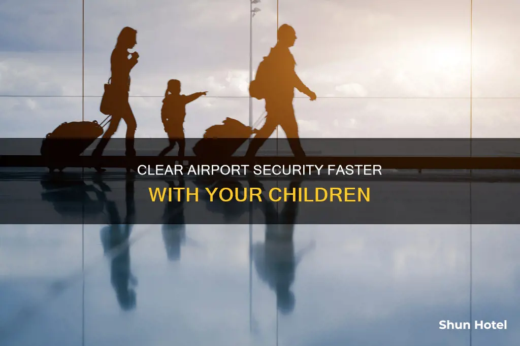 can you bring children through clear at airport