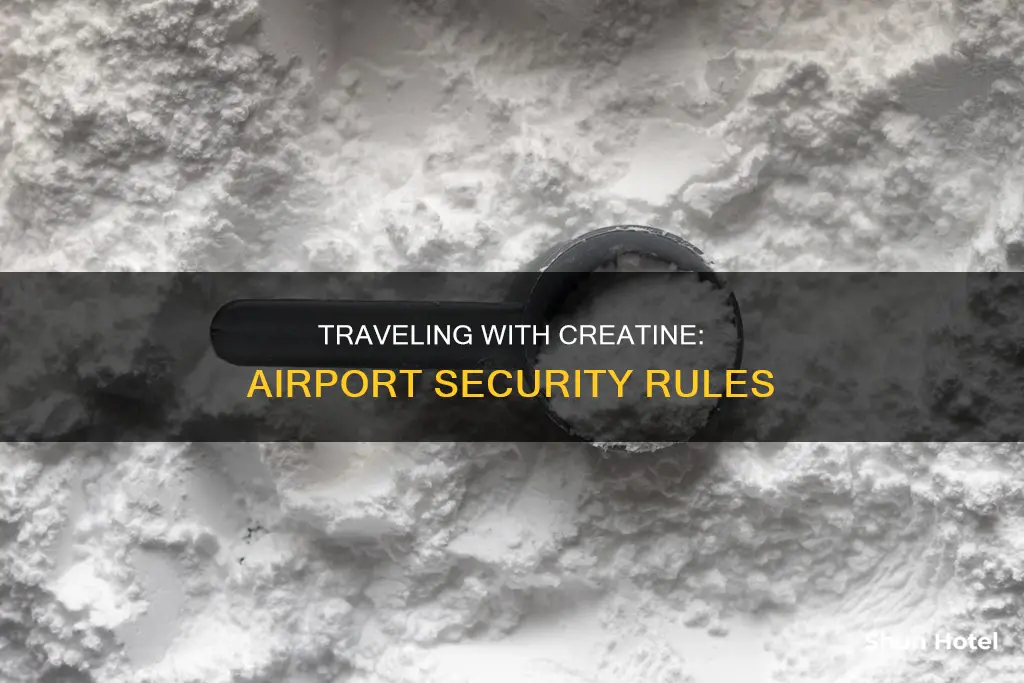 can you bring creatine to the airport