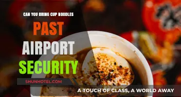 Traveler's Guide: Cup Noodles and Airport Security