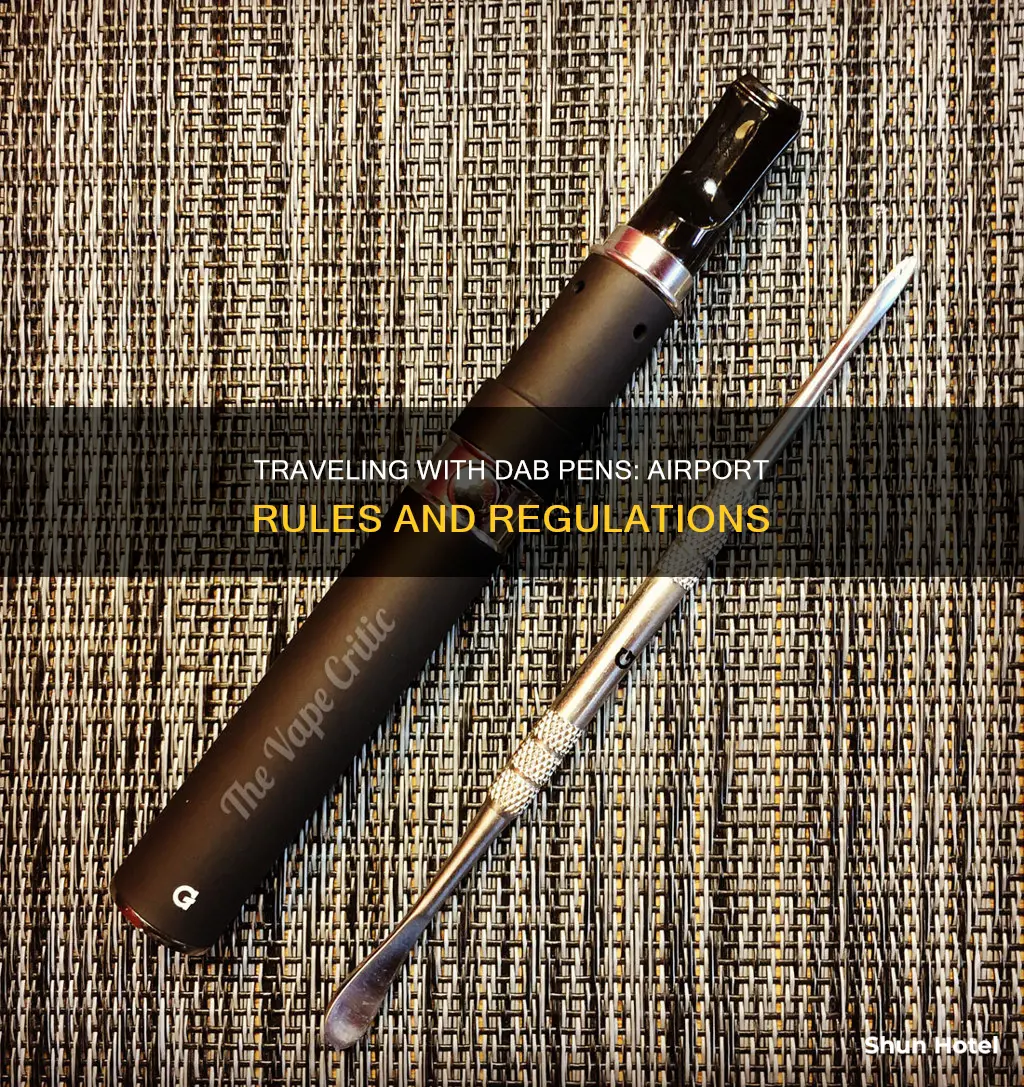 can you bring dab pens in an airport