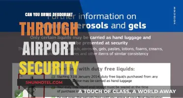 Deodorant and Airport Security: What You Need to Know