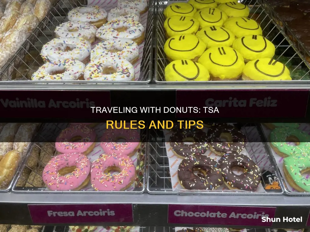 can you bring donuts through airport security