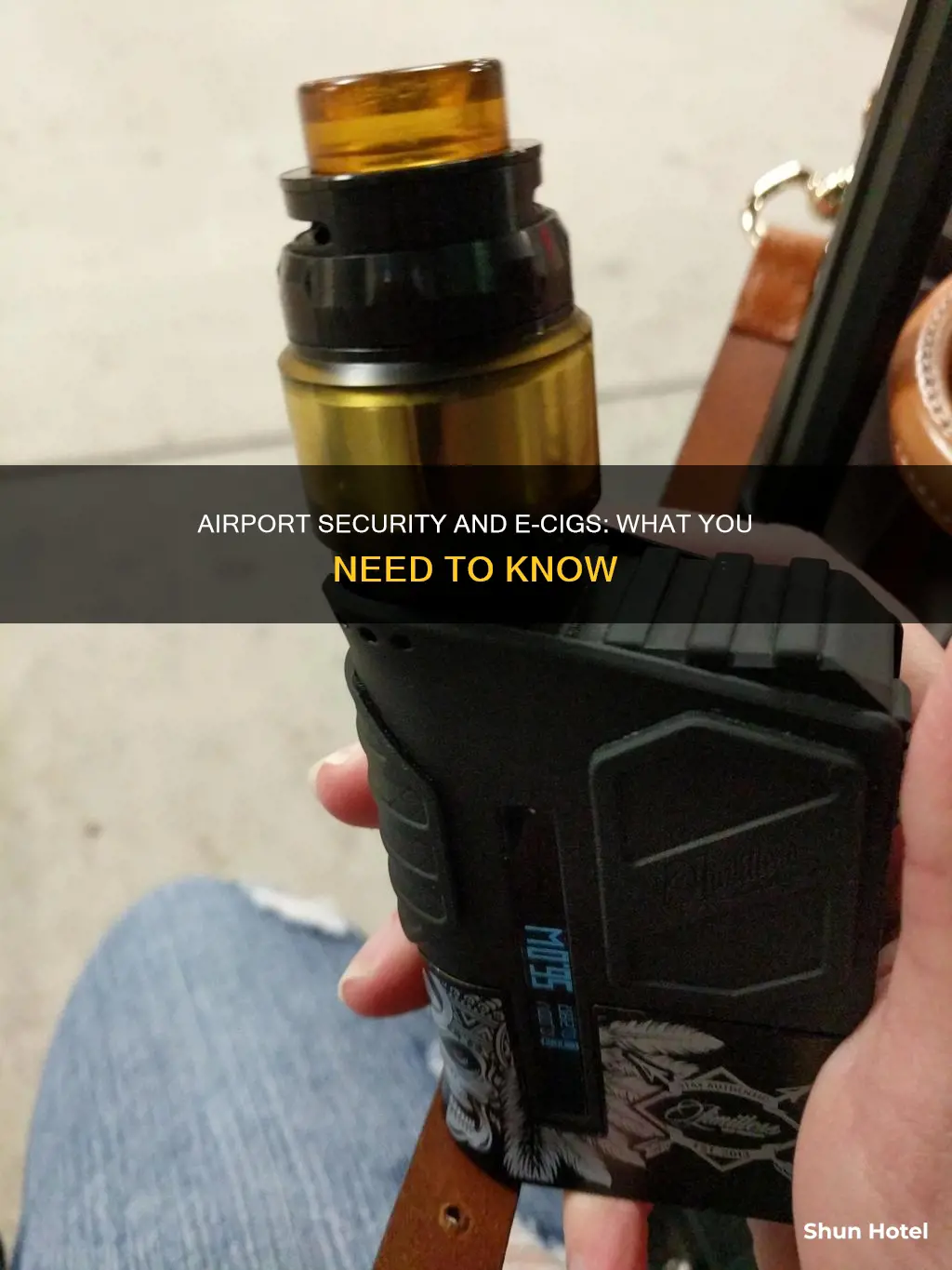 can you bring e cig through airport security