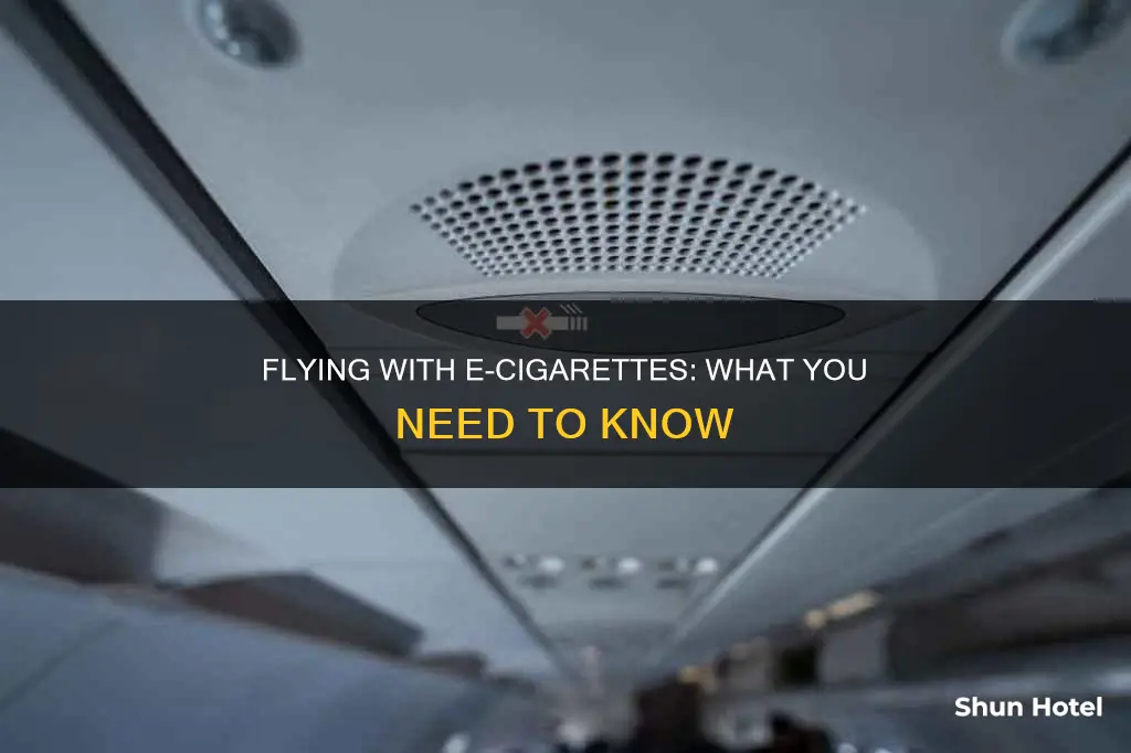 can you bring electronic cigarettes through airport security