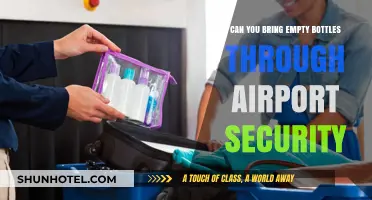 Travelers' Tip: Bringing Empty Bottles Through Airport Security