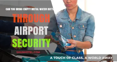 Metal Water Bottles: Airport Security Clearance?