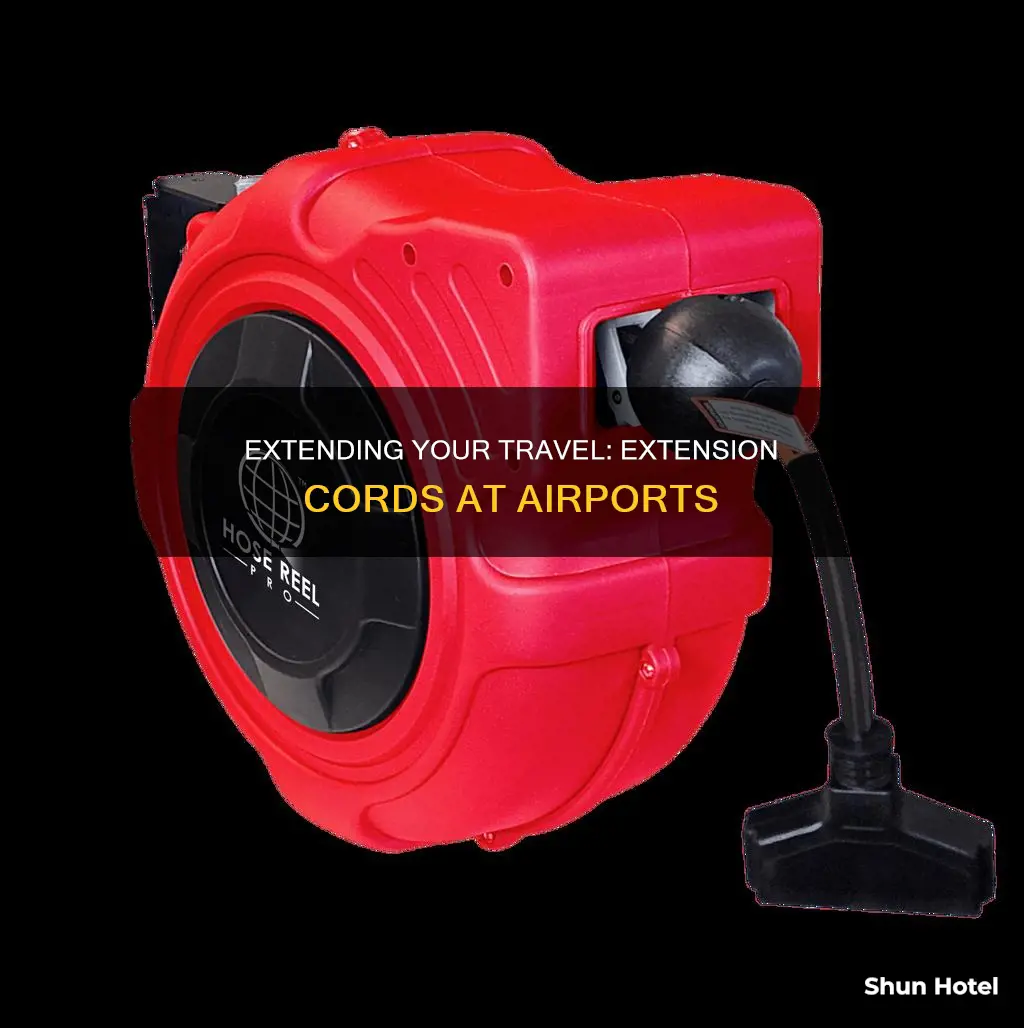 can you bring extention cords to the airport