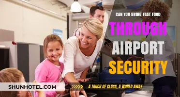 Traveling with Fast Food: TSA Rules and Regulations