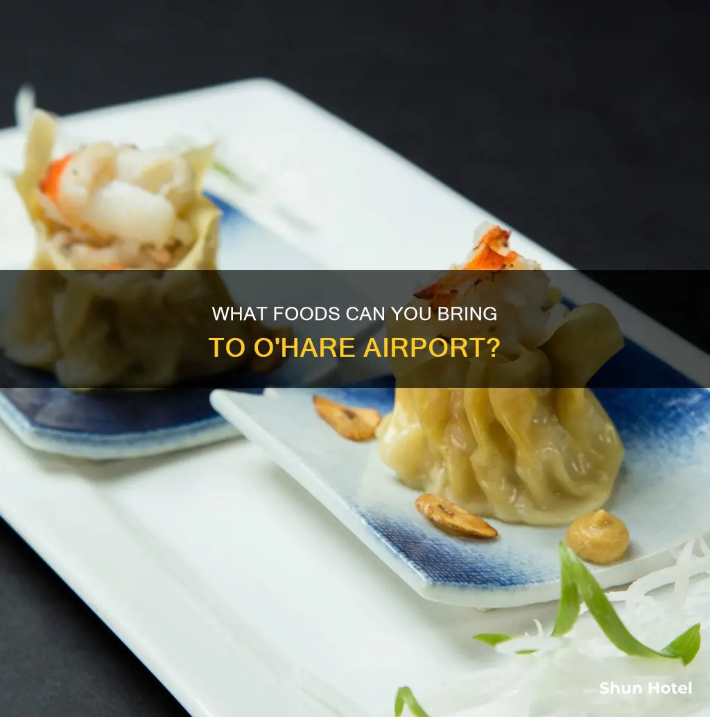 can you bring food into o hare airport