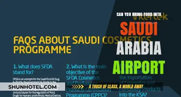 What Foods Can I Bring into Saudi Arabia?
