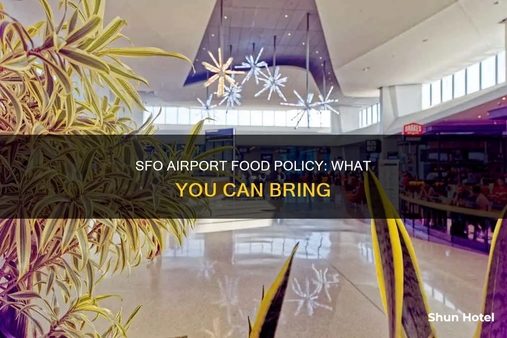 can you bring food into sfo airport